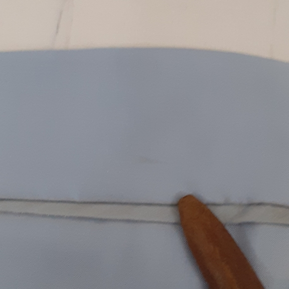 BELSOIE Dress. Strapless. Powder blue. - Picture 4 of 12